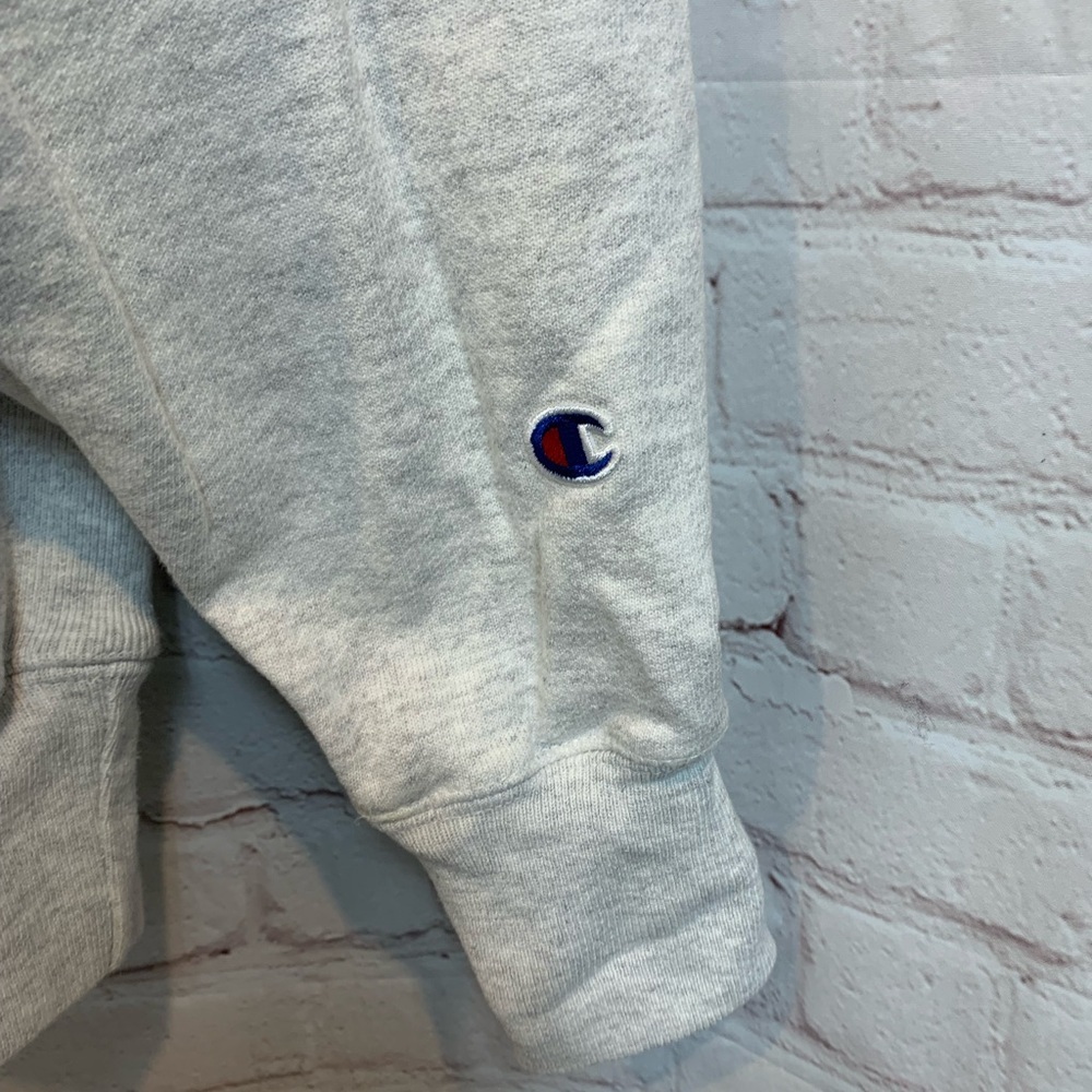 Champion Reverse Weave Gray Sweatshirt with Green Marshall University Logo XL​ - Picture 2 of 5